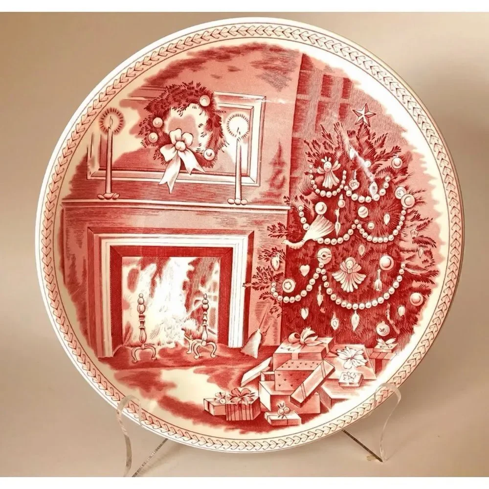 Rare Vintage WEDGWOOD Williams-Sonoma, Mayfair Christmas Eve, 9